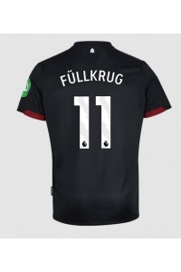 West Ham United Niclas Fullkrug #11 Voetbaltruitje Uit tenue 2024-25 Korte Mouw